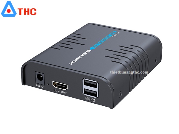 Thiết bị kéo dài HDMI 120m LKV373KVM cổng USB LenKeng